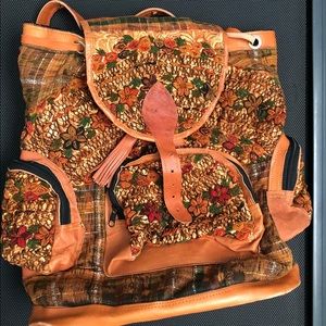 Guatemalan embroidery huipil bag NWOT